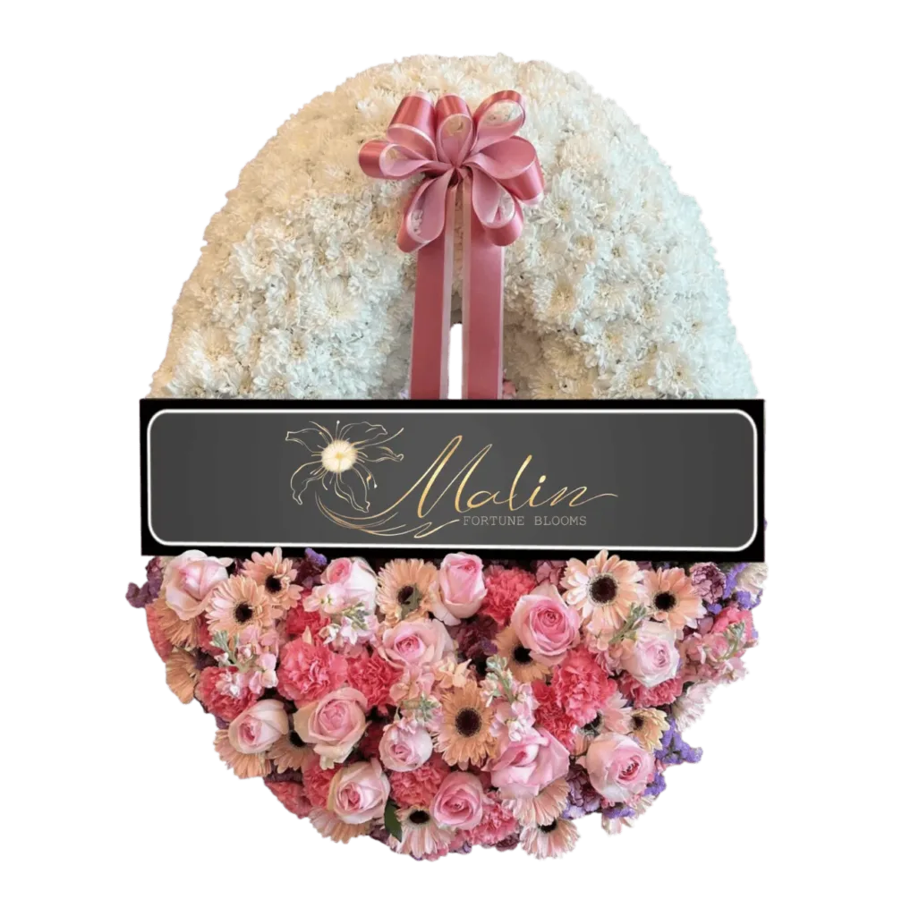 พวงหรีดดอกไม้ 3500 บาท